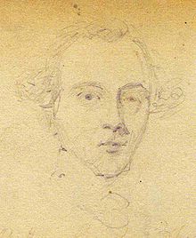 Leopold Redpath (encil drawing attributed to William Egley, 1839. National Portrait Gallery, London)